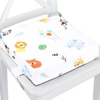 Podwyższenie do krzesła dla dziecka 32x32x8 cm - Poduszka podwyższająca dla dzieci, booster seat, poduszka na krzesło do karmienia, siedzisko dla malucha przy stole, poduszka na krzesło i fotelik dziecięcy 