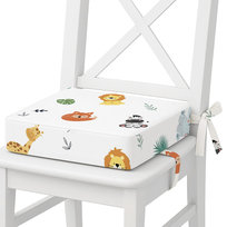 Podwyższenie do krzesła dla dziecka 32x32x8 cm - Poduszka podwyższająca dla dzieci, booster seat, poduszka na krzesło do karmienia, siedzisko dla malucha przy stole, poduszka na krzesło i fotelik dziecięcy