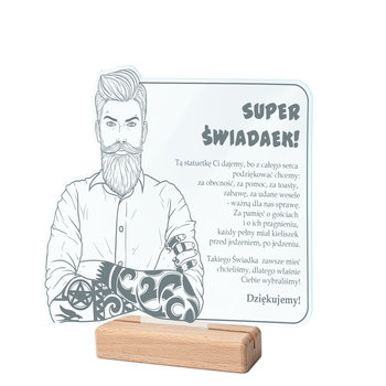 Podziękowanie dla świadków, Statuetki - 015 - Wave Print