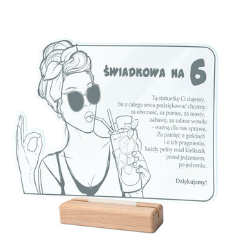 Podziękowanie dla świadków, Statuetki - 017 - Wave Print