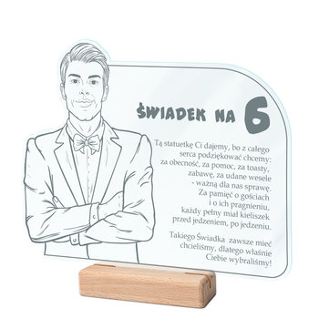 Podziękowanie dla świadków, Statuetki - 021 - Wave Print