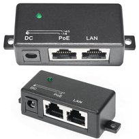 PoE Injector Extralink, 1x 100Mb/s RJ45, Kostka Extralink