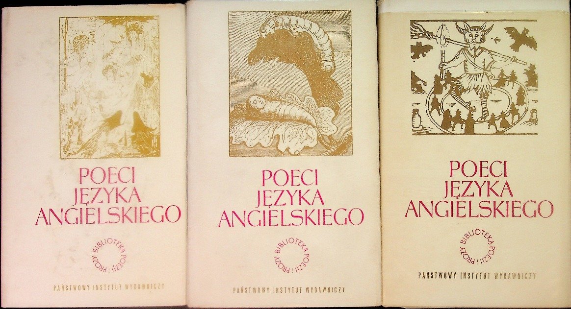 Poeci języka angielskiego Tom 1 do 3 - Opracowanie zbiorowe | Książka w