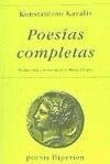 Poesías completas - Kavafis Konstantinos