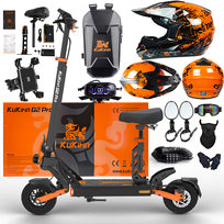 Pojazd elektryczny KuKirin G2 Pro - Moc 600W Bateria 48V15.6AH Zasięg 58KM Hamulce Tarczowe Składanym Designem - Czarny