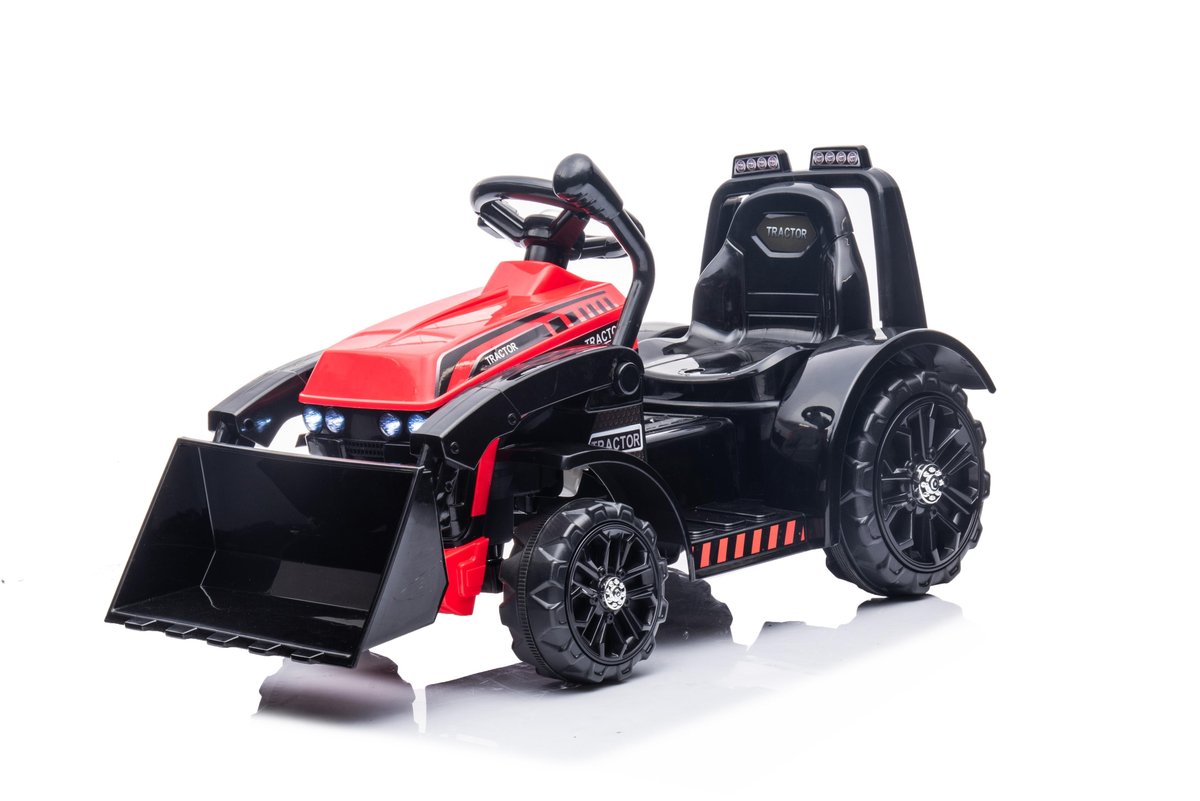 Zdjęcia - Samochód elektryczny dla dzieci Ramiz , pojazd na akumulator Koparka Traktor G320 Czerwony 