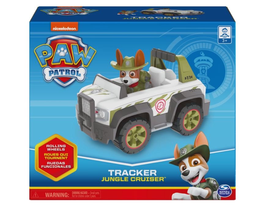 Zdjęcia - Auto dla dzieci Spin Master Pojazd Podstawowy Z Figurką Psi Patrol Tracker 