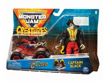 Pojazd Z Figurką, Pirates Curse Monster Jam - Spin Master