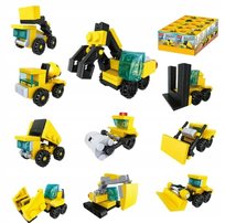 POJAZDY BUDOWLANE SPRZĘTY TECHNICZNE BUDOWA KOPARKA KLOCKI SAMOCHÓD 10