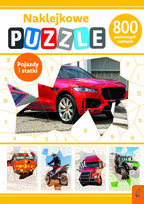 Pojazdy i statki. Naklejkowe puzzle