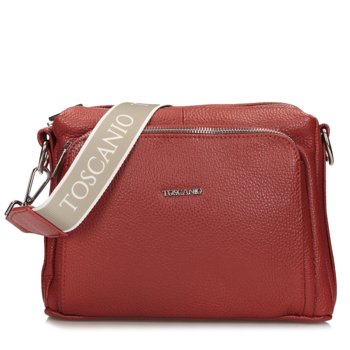 Pojemna listonoszka na wyjątkowym pasku E16 - Toscanio