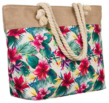 Pojemna shopperka damska z wytrzymałego poliestru - Inna marka