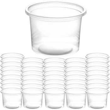 Pojemniczki sosjerki pojemniki na sos dip żywność 100ml wielorazowe x100szt - ABC