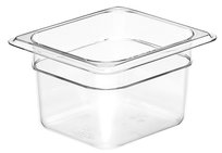Pojemnik Camwear GN 1/6 z poliwęglanu, Cambro, GN 1/6, 1,5L, transparentny, 162x176x(H)100mm