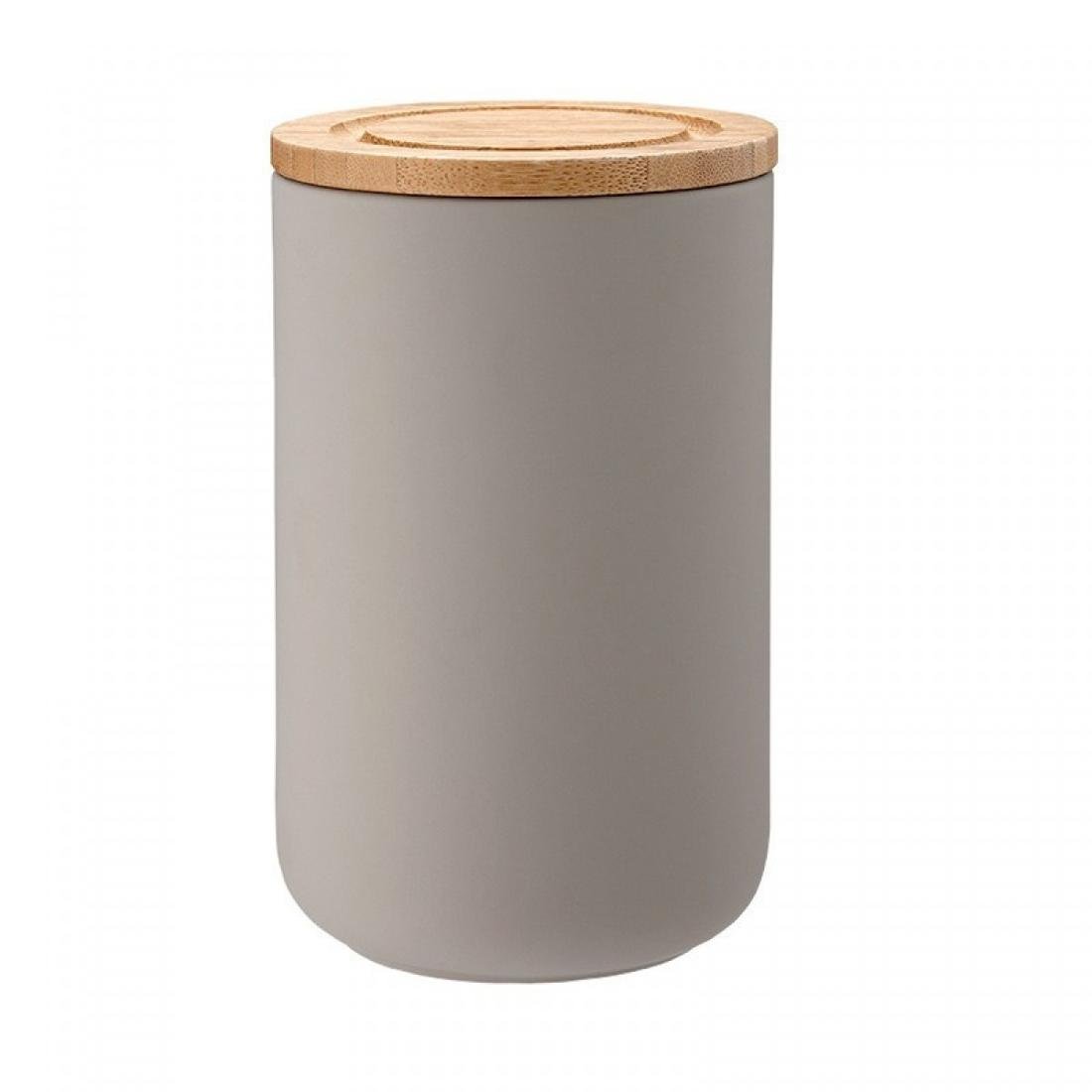 Zdjęcia - Pojemnik na żywność Pojemnik Ceramiczny LADELLE Stak Soft Matt, beżowy, 10x17 cm