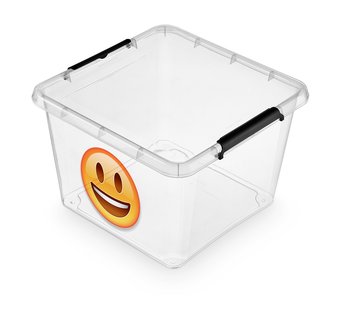 Pojemnik do przechowywania ORPLAST Simple Box Emotikon 1, 32 l - ORPLAST