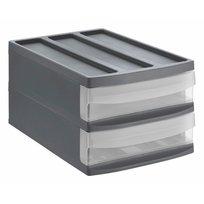 Pojemnik do przechowywania SYSTEMIX DUO M antracyt