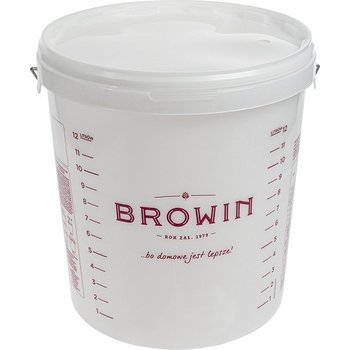 Pojemnik fermentacyjny - nadruk, pokrywka 15 l Browin - browin