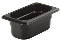 Pojemnik GN 1/9 65 mm z poliwęglanu, czarny | CAMBRO, Camwear CAMBRO