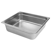 Pojemnik GN na posiłki, gastronomiczny 2/3 Mega-M ze stali nierdzewnej 353x325x100 mm Mega-M