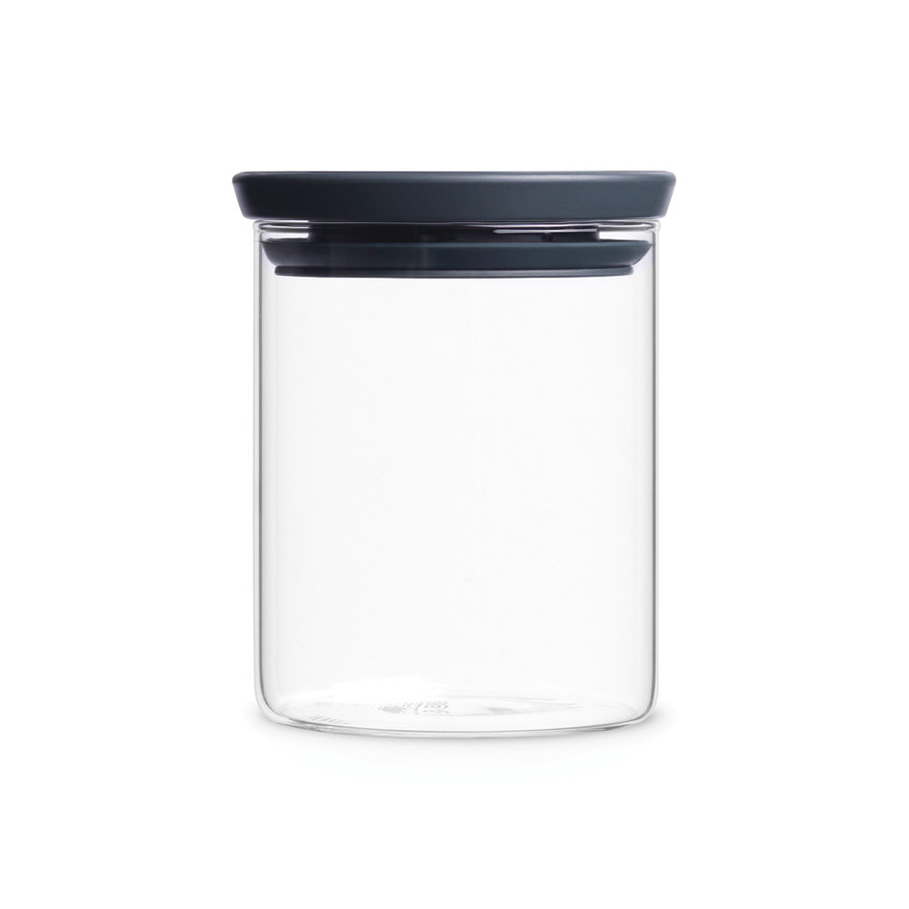 Pojemnik hermetyczny BRABANTIA, grafitowy, 10,4x13 cm, 600 ml