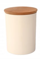 Pojemnik kuchenny na kawę herbatę cukier przyprawy kremowy szczelny 1,2L