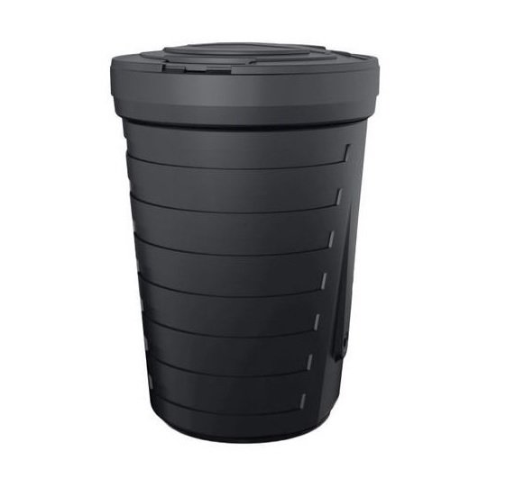 Pojemnik na deszczówkę PROSPERPLAST Raincan, czarny, 210 l