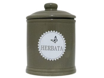 Pojemnik na herbatę EH EXCELLENT HOUSEWARE Traditional, szary, 15x11 cm - EH Excellent Houseware