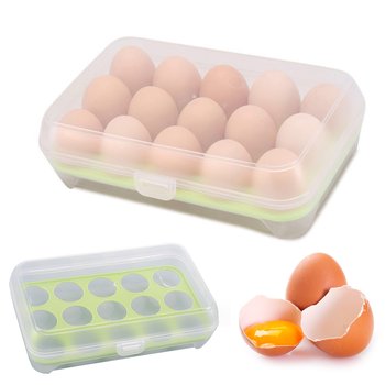 Pojemnik na jajka organizer uniwersalny do lodówki na 15 szt jajek pudełko - Inny producent