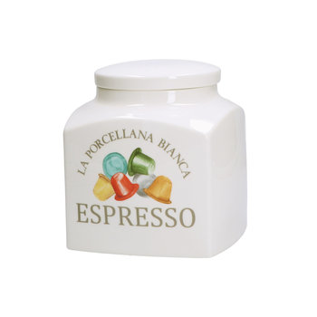 Pojemnik Na Kapsułki Do Espresso 1.8 Ltr Conserva La Porcellana Bianca - La Porcellana Bianca