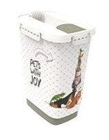 Pojemnik na karmę żwirek 10 L /4 kg CODY cappuccino
