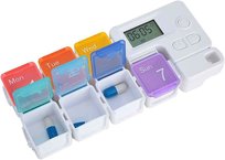 Pojemnik na leki z alarmem Elektroniczny organizer dawkowania leków Hoffen Hoffen