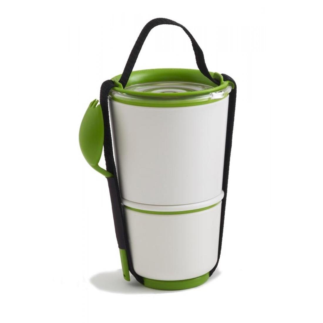 Pojemnik na lunch, zupę, zielono-biały LUNCH POT Black+Blum, 0,8 l