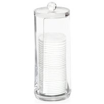 Pojemnik na płatki kosmetyczne ORION, bezbarwny, 20 cm