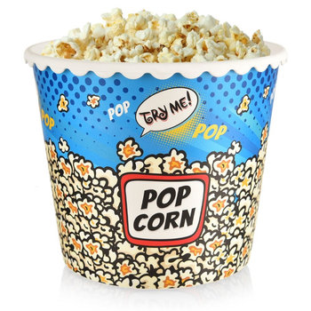 Pojemnik na Popcorn Przekąski Chipsy Pudełko Miska Kubełek Plastikowy 2,3L - Artemis
