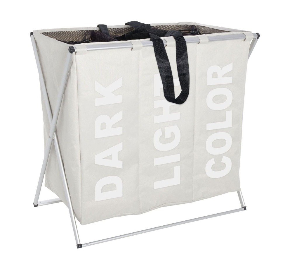 Pojemnik na pranie WENKO Trio Beige, beżowy, 130 l