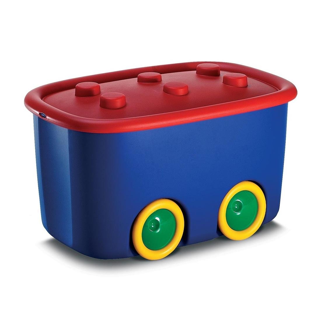Pojemnik na zabawki KIS Funny Box, różnokolorowy, 46 l