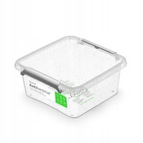 Pojemnik na żywność plastikowy mikrosrebro 0,85l
