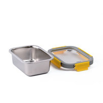 POJEMNIK NA ŻYWNOŚĆ ZE STALI NIERDZEWNEJ I SZKŁA HARTOWANEGO PIKA1780 ml