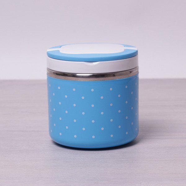 Pojemnik obiadowy KAMILLE Lunch Box, niebieski, 680 ml