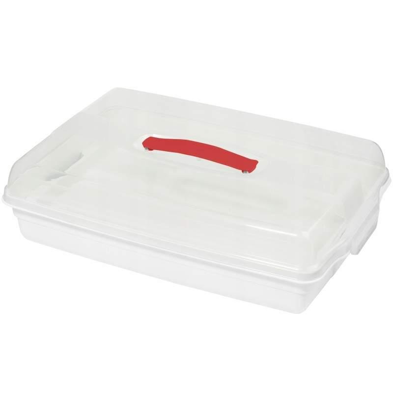Pojemnik plastikowy na ciasto 29,5 x 45 cm biały CURVER