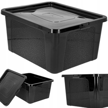 Pojemnik plastikowy organizer box pudło 20l czarny - Nice Stuff