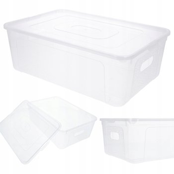 POJEMNIK PLASTIKOWY pojemniki plastikowe z pokrywą pudło organizer box 11l - Nice Stuff