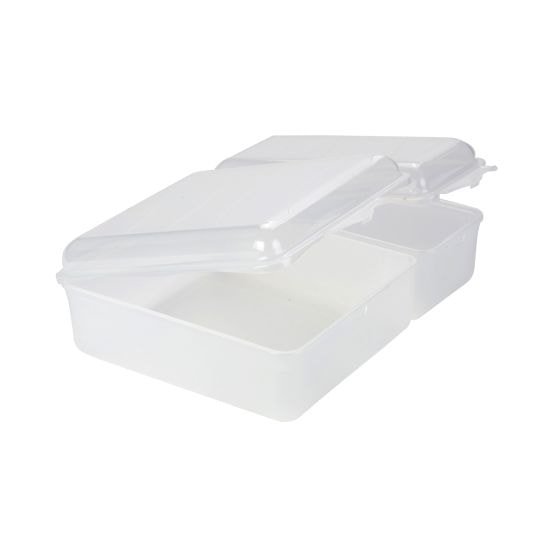Pojemnik podwójny ROTHO Fun, bezbarwny, 550 ml, 1,05 l