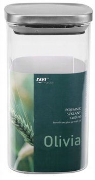 Pojemnik Ravi Olivia 1,4 l przezroczysty 4826 - ravi