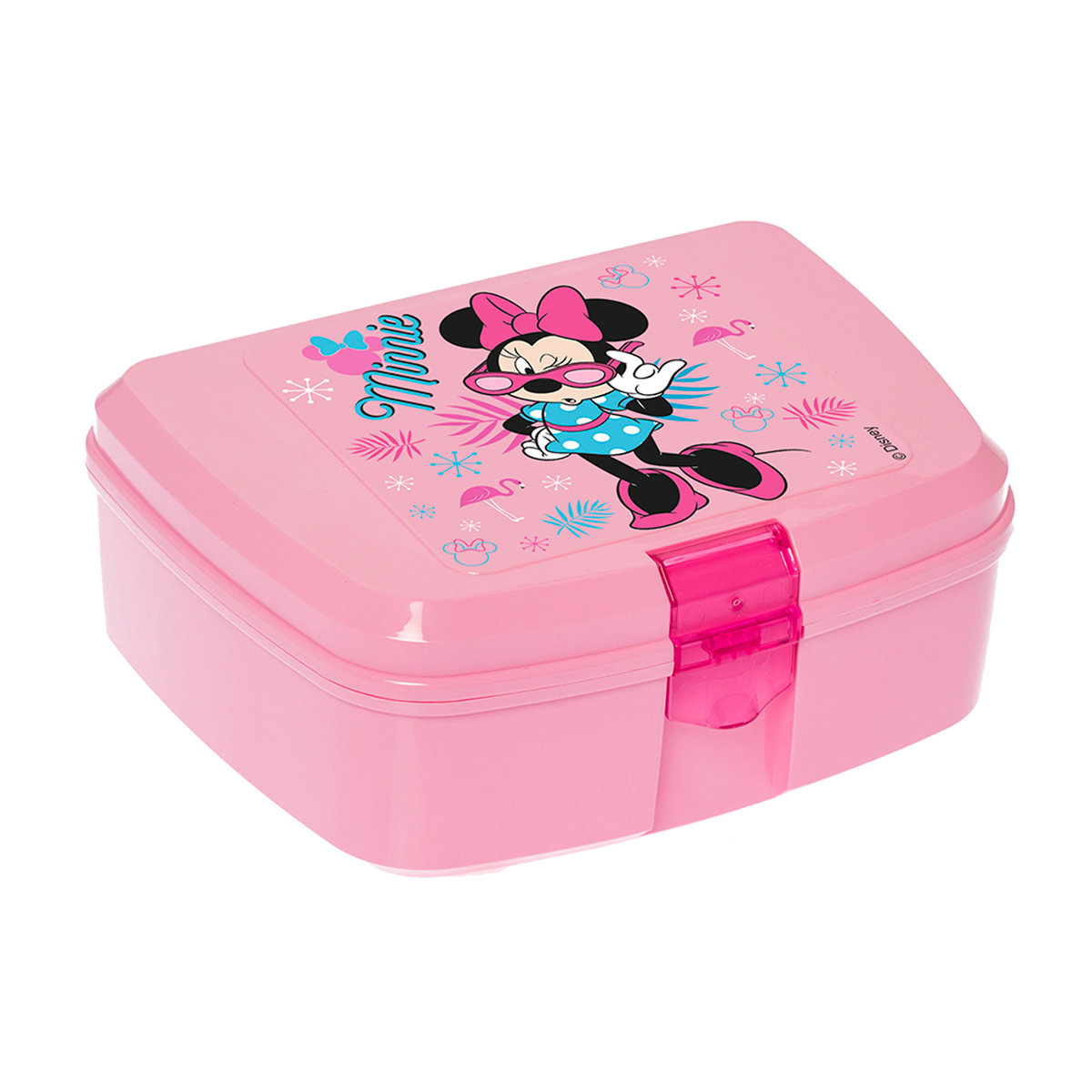 Фото - Харчовий контейнер Disney Pojemnik śniadaniowy Minnie Flamingo Fun 17 cm 