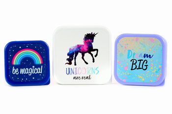 Pojemniki na lunch, Unicorn Magic,  3 szt. - Empik