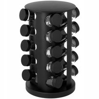 Pojemniki Na Przyprawy Przyprawnik Stojak Zioła Obrotowy 20 Szt + Naklejki