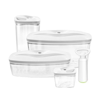 Pojemniki próżniowe DAFI Vacuum Set 5, biały, zestaw, 6 elementów - Dafi