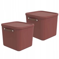 POJEMNIKI Z POKRYWKĄ I UCHWYTAMI MALOJA 2 x 40 L